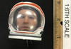 Space Exile: Mann - Helmeted Head w/ Flip Visor (No Neck Joint)