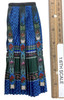 The Miao of Chinas 56 Ethnic Groups (Blue) - Maio Embroidered Skirt (Real Copper Metal)