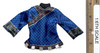 The Miao of Chinas 56 Ethnic Groups (Blue) - Maio Embroidered Top (Real Copper Metal)