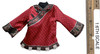 The Miao of Chinas 56 Ethnic Groups (Red) - Maio Embroidered Top (Real Copper Metal)