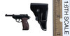 WWII German SS Polizei-Division ZB30 Gunner - Pistol w/ Holster (P38)