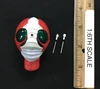 Kamen Rider V3 - Helmet w/ Antennas & Neck Joint (Electronic LED)