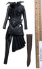 Alina: Girl Under the Wolf’s Ward (Black) - Body Suit w/ Waistband (Real Copper Metal)