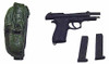 Bruno: Elite Force - Pistol w/ Holster & Clips (AS IS) Only 1 Clip