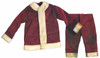 Subject 1206: Mall Santa - Weathered Santa Suit (Coat & Pants - Dirty & Bloody)