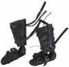 Ninja (Black Outfit) - Sandals w/ Leg Wraps