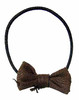 Crimson - Brown Bow Tie