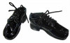 Indigo - Black Lace Up Shoes (for feet)