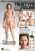 TrueType Figure: Caucasian Male TTM14 (Narrowed Shoulder Version 2) - Boxed Figure (Removed from Packaging)