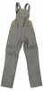 Female Denim Sets - Loose - Grey Denim Overalls