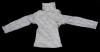 Female Denim Sets - Loose - Grey Striped Shirt