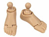 TrueType: Caucasian Male Narrow TTM18 - Feet (Includes Ball Joints)