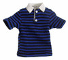 Fashion Man - Blue & Black Striped Shirt