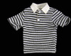 Fashion Man - White & Black Striped Shirt