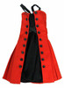 Fit & Flare - Red & Black Dress