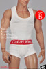 MC: Male Underwear White & Red (B) - Packaged Clothing Set