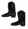 Lethal Weapon (Version A) - Black Soft Leather Boots (For Feet)