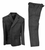 POP Toys: Men's Striped Suits - Charcoal Grey Pinstriped Suit