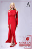 Bare Shouldered Evening Dress - Boxed Set (Red)