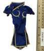 Super Duck Chun Li Cosplay Set - Cheongsam (Blue)