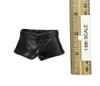 Galaxy Soldier - Black Leather Shorts