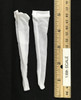 High Split Lace Cheongsam Sets - Stockings (White)