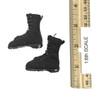 Villa Sister Flower (Police Black Python Stripe) - Boots w/ Ball Joints