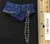 Cosplay Female Fighter Poison - Shorts (Denim w/ Metal Chain)