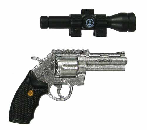 ZC World Firearms Collection Set B - 357 Magnum Revolver Silver w/ Scope -  Toy Anxiety