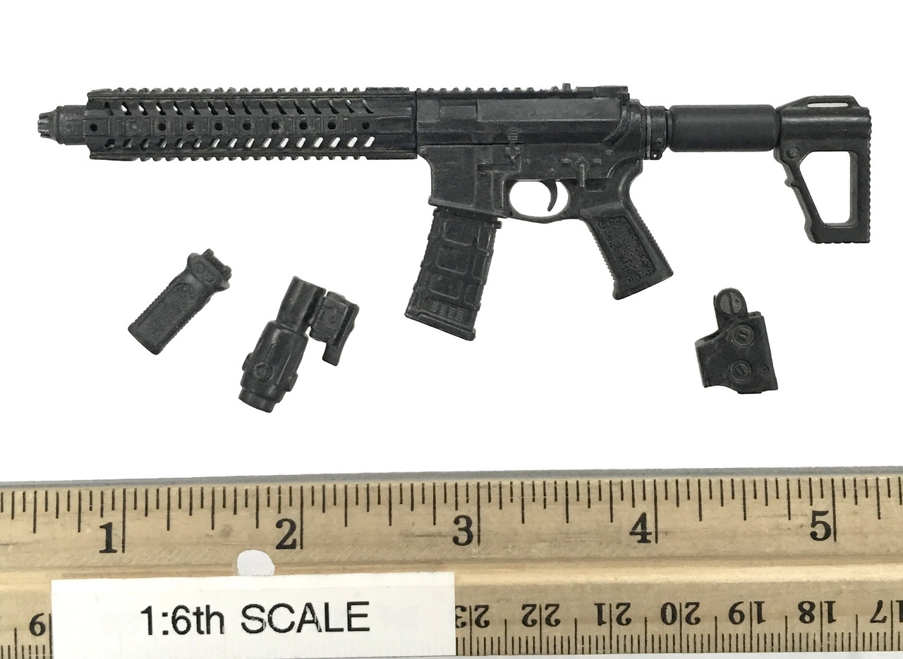 1/6 Scale AR15 Assault Rifle Set MC Toys Action Figures Armed Maid 