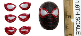 Spider-Man (PS4): Miles Morales - Head w/ Swappable Eyes (No Neck Joint)