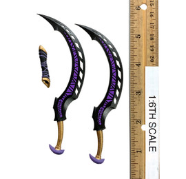 Panther Queen (Luxury Edition) - Knives w/ Connector (UV Luminous Effect)