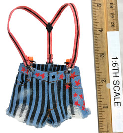 Birds of Prey: Harley Quinn (Caution Tape Jacket Version) - Shorts w/ Suspenders