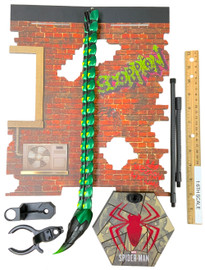Spider-Man (Classic Suit) - Diorama Display Set w/ Scorpion Tail (Bendable) (See Note)