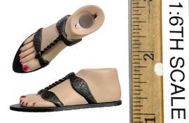 Aset: Goddess of Magic (Black) - Sandaled Feet (No Ball Joints)