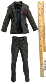 Gangster Kingdom: Diamond A Angelo - Suit (Black Striped)