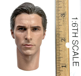 The Dark Knight Trilogy: Batman (Batman Begins) - Head (Bruce Wayne) (Molded Neck)