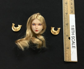 Robot Wars Commander Costume Set (Black) - Head w/ Hair Accessories (No Neck Joint)