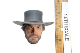 Clint Eastwood: Pale Rider “The Preacher” - Head w/ Hat (Non-Removable) (No Neck Joint)