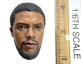 Black Panther: Black Panther (Original Suit) - Head (Unmasked) (No Neck Joint)