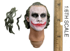 Fire Toys Joker: Dark Knight - Head (So Serious Expression w/ Hair Piece) (Molded Neck)