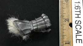 Cold Winter Wolf Berserker - Left Armored Gripping Hand (Fur & Metal)