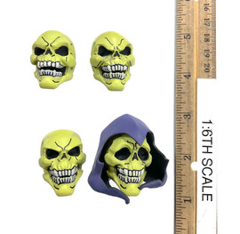 Masters of the Universe Revelation: Skeletor - Head w/ Swappable Faces (No Neck Joint)