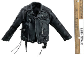 Future Warrior: T-800 (Battle-Damaged) - Leather Jacket (Weathered w/ Bullet Holes)
