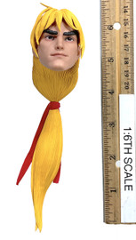Street FIghter V: Ken (Champion Edition) - Head (Long Hair) (No Neck Joint)