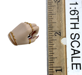 Hathor (Golden) - Left Bare Gripping Hand