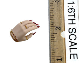 Hathor (Golden) - Left Bare Relaxed Hand