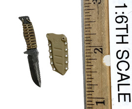 Russian Spetsnaz MVD SOBR in Kherson - Combat Knife w/ Sheath