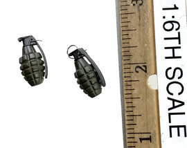 WWII U.S. 2nd Armored Division Infantryman 1945 - Grenades (MKII) (2)