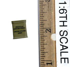 WWII 2nd Ranger Battalion Medic "Wade" - Medical Syringe Case (Metal) WWII 2nd Ranger Battalion Medic "Wade" - Medical Syringe Case (Metal)